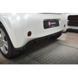 Maxton Design středový spoiler pod zadní nárazník s žebrováním pro Toyota IQ, černý lesklý plast ABS