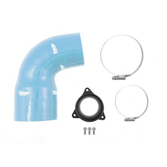Forge Motorsport zvětšený vstup do turba pro Hyundai Veloster N facelift, barva hadice: světle modrá