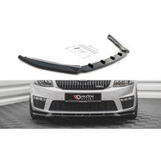 Maxton Design spoiler pod přední nárazník ver.3 pro Škoda Octavia RS Mk3, plast ABS bez povrchové úpravy