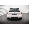 Maxton Design středový spoiler pod zadní nárazník pro BMW řada 2 G42 M-Pack, černý lesklý plast ABS