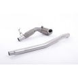 Milltek Sport litinový downpipe s Race katalyzátorem 200 Cell pro Audi S3 2.0 TFSI quattro 3-dvéř. 8V/8V.2 (bez GPF) 2013-2018, pouze pro OE výfukový systém