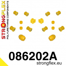 086202A: Strongflex Sada silentbloků předního zavěšení varianta SPORT 086202A: Strongflex Sada silentbloků předního zavěšení varianta SPORT