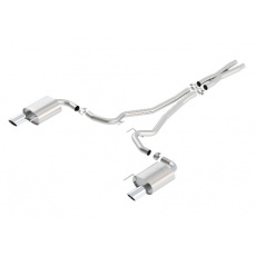 Borla Cat-Back výfukový systém "ATAK" pro Ford Mustang GT/GT Convertible 5,0l RWD, 2-dvéř., r.v. od 15-17, typ koncovek: chromové Borla Cat-Back výfukový systém "ATAK" pro Ford Mustang GT/GT Convertible 5,0l RWD, 2-dvéř., r.v. od 15-17, typ koncovek: chromové