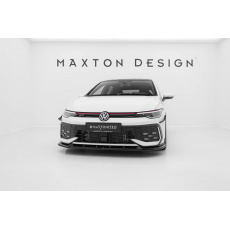Maxton Design "Street Pro" spoiler pod přední nárazník ver.2 pro Volkswagen Golf R-Line Mk8 Facelift, plast ABS bez povrchové úpravy