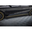 Maxton Design "Street Pro" difuzory pod boční prahy s křidélky pro Mercedes CLA C 117 Facelift 45 AMG, plast ABS bez povrchové úpravy
