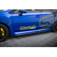 Maxton Design difuzory pod boční prahy ver.2 pro Subaru Wrx STI Mk1, STI Mk1 Facelift, černý lesklý plast ABS