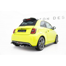 Maxton Design spoiler pod zadní nárazník s žebrováním pro Abarth 500E, černý lesklý plast ABS Maxton Design spoiler pod zadní nárazník s žebrováním pro Abarth 500E, černý lesklý plast ABS
