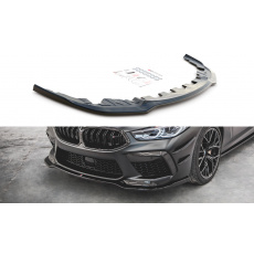 Maxton Design spoiler pod přední nárazník ver.2 pro BMW řada M8 Gran Coupe/F93, černý lesklý plast ABS