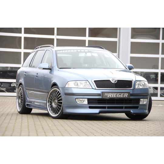 Rieger spoiler pod přední nárazník pro Škoda Octavia 1Z combi, sedan, r.v. 06/04-, plast ABS bez povrchové úpravy