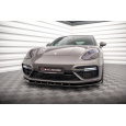 Maxton Design spoiler pod přední nárazník pro Porsche Panamera 971 E-Hybrid, černý lesklý plast ABS