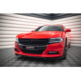 Maxton Design spoiler pod přední nárazník ver.2 pro Dodge Charger Mk7 Facelift RT, černý lesklý plast ABS