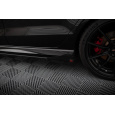 Maxton Design křidélka bočních difuzorů pro Audi RS3 8V Facelift, černý lesklý plast ABS, Sedan