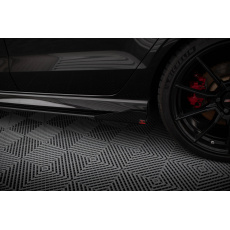 Maxton Design křidélka bočních difuzorů pro Audi RS3 8V Facelift, černý lesklý plast ABS, Sedan
