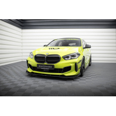 Maxton Design "Street Pro" spoiler pod přední nárazník s křidélky pro BMW řada 1 F40, plast ABS bez povrchové úpravy, M-Pack / M135i Maxton Design "Street Pro" spoiler pod přední nárazník s křidélky pro BMW řada 1 F40, plast ABS bez povrchové úpravy, M-Pack / M135i
