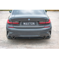 Maxton Design středový spoiler zadního nárazníku pro BMW řada 3 G20 M-Pack, černý lesklý plast ABS