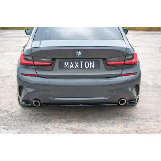 Maxton Design středový spoiler zadního nárazníku pro BMW řada 3 G20 M-Pack, černý lesklý plast ABS Maxton Design středový spoiler zadního nárazníku pro BMW řada 3 G20 M-Pack, černý lesklý plast ABS