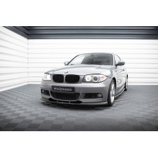 Maxton Design spoiler pod přední nárazník ver.2 pro BMW řada 1 E82 Facelift, černý lesklý plast ABS, M-pack Maxton Design spoiler pod přední nárazník ver.2 pro BMW řada 1 E82 Facelift, černý lesklý plast ABS, M-pack