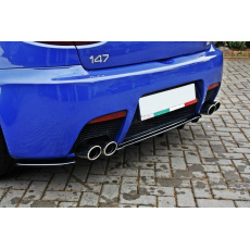 Maxton Design středový spoiler zadního nárazníku s žebrováním pro Alfa Romeo 147, černý lesklý plast ABS Maxton Design středový spoiler zadního nárazníku s žebrováním pro Alfa Romeo 147, černý lesklý plast ABS
