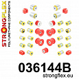 036144B: Strongflex Kompletní sada polyuretanových silentbloků pro zavěšení