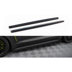 Maxton Design difuzory pod boční prahy pro Ford Mustang Mk6, černý lesklý plast ABS, GT Maxton Design difuzory pod boční prahy pro Ford Mustang Mk6, černý lesklý plast ABS, GT