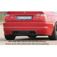 Rieger spoiler pod zadní nárazník pro BMW řada 3 E46 M3 kabriolet, kupé r.v. 06/00-, plast ABS bez povrchové úpravy