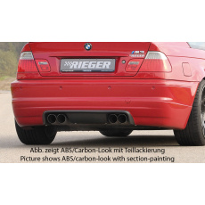 Rieger spoiler pod zadní nárazník pro BMW řada 3 E46 M3 kabriolet, kupé r.v. 06/00-, plast ABS bez povrchové úpravy Rieger spoiler pod zadní nárazník pro BMW řada 3 E46 M3 kabriolet, kupé r.v. 06/00-, plast ABS bez povrchové úpravy