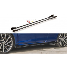Maxton Design "Racing durability" difuzory pod boční prahy s křidélky pro Volkswagen Golf R Mk7 Facelift, plast ABS bez povrchové úpravy
