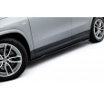 Maxton Design difuzory pod boční prahy pro Mercedes GLA H247 Facelift /AMG 35, černý lesklý plast ABS