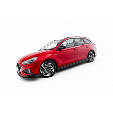 Maxton Design difuzory pod boční prahy s křidélky pro Hyundai i30 N-Line MK3 Facelift, černý lesklý plast ABS Maxton Design difuzory pod boční prahy s křidélky pro Hyundai i30 N-Line MK3 Facelift, černý lesklý plast ABS