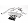 Milltek Sport výfukový systém cat-back bez rezonátoru Race pro Honda Civic Type R FK8 2.0 i-VTEC (s OPF/GPF nebo bez OPF/GPF) 2017-2022, JET-100 karbonové koncovky
