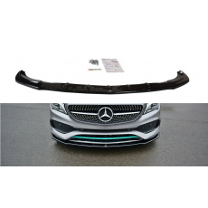 Maxton Design spoiler pod přední nárazník ver.1 pro Mercedes CLA C 117 Facelift/AMG-Line, černý lesklý plast ABS