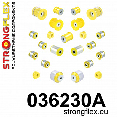 036230A: Strongflex Kompletní sada silentbloků pro zavěšení varianta SPORT