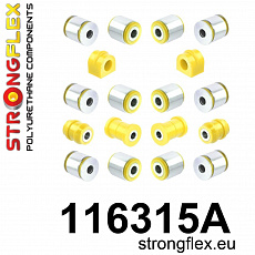 116315A: Rear suspension bush kit SPORT
