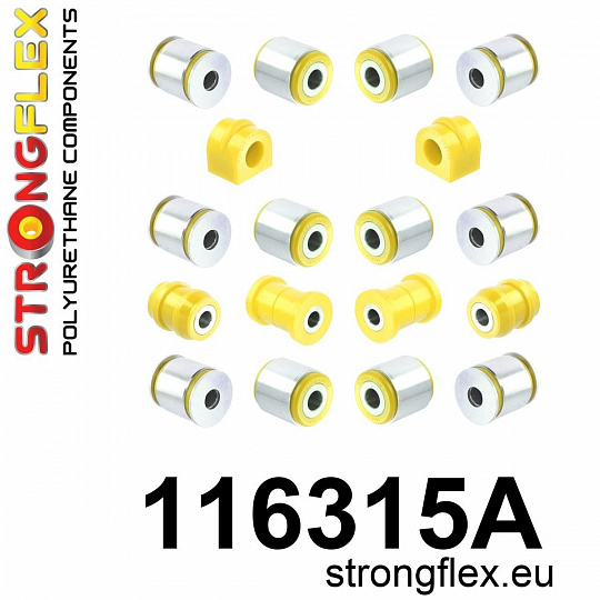 116315A: Rear suspension bush kit SPORT 116315A: Rear suspension bush kit SPORT