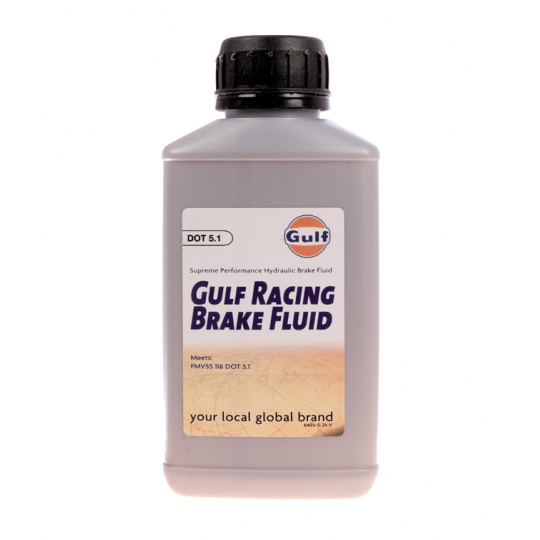 Gulf brzdová kapalina Racing Brake Fluid Dot 5.1, 250ml