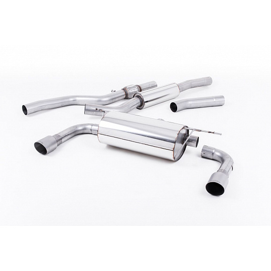Milltek Sport výfukový systém cat-back s rezonátorem (tišší) pro BMW řada 4 F32 428i Coupe (Automat, bez taž. zařízení, mimo xDrive, motor N20) 2014-2016, leštěné koncovky