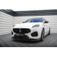 Maxton Design spoiler pod přední nárazník pro Maserati Grecale Mk1, černý lesklý plast ABS, GT/Modena