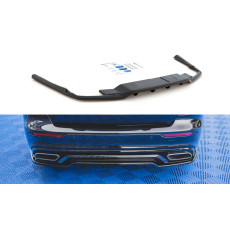 Maxton Design středový spoiler pod zadní nárazník s žebrováním pro Volvo S60 Mk3, černý lesklý plast ABS Maxton Design středový spoiler pod zadní nárazník s žebrováním pro Volvo S60 Mk3, černý lesklý plast ABS