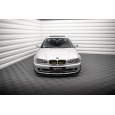 Maxton Design spoiler pod přední nárazník pro BMW řada 3 E46, černý lesklý plast ABS, Coupe