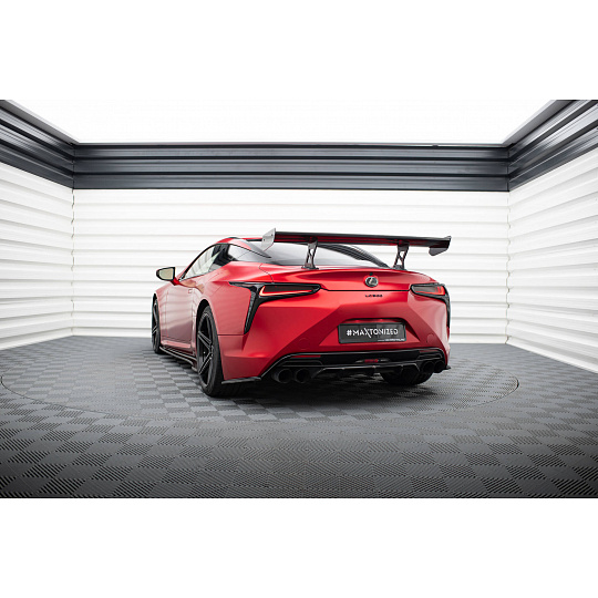 Maxton Design zadní křídlo s úzce rozkročenými držáky pro Lexus LC, pravý karbon