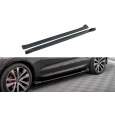 Maxton Design difuzory pod boční prahy pro Volvo XC60 Mk2 Facelift R-Design, carbon-Look