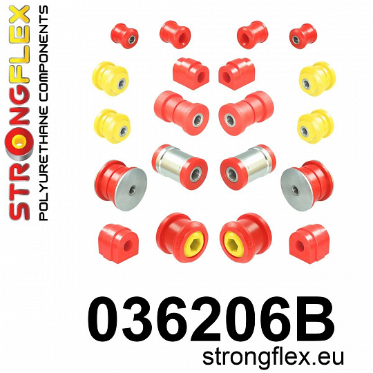 036206B: Strongflex Sada silentbloků zavěšení