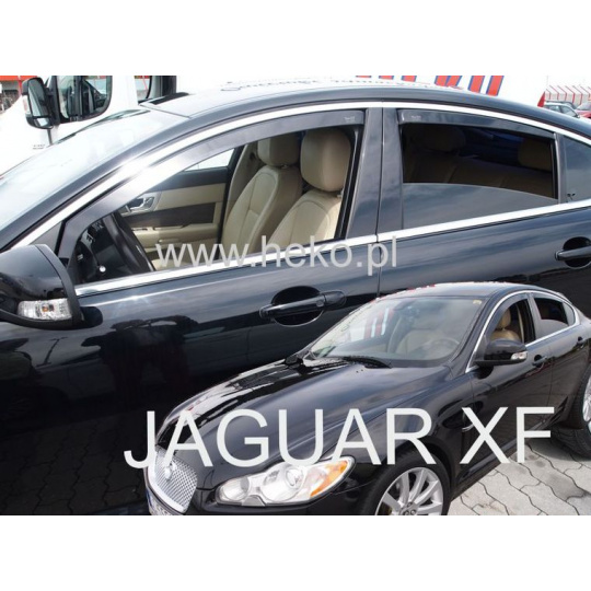 HEKO ofuky oken Jaguar XF / X-250 4dv (2008-2015) přední + zadní