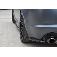 Maxton Design boční difuzory pod zadní nárazník pro Jaguar XF- R Mk1, černý lesklý plast ABS