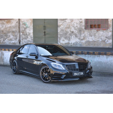 Maxton Design spoiler pod přední nárazník ver.1 pro Mercedes třída S W222/AMG-Line, černý lesklý plast ABS Maxton Design spoiler pod přední nárazník ver.1 pro Mercedes třída S W222/AMG-Line, černý lesklý plast ABS