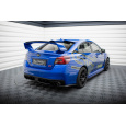 Maxton Design středový spoiler pod zadní nárazník ver.2 pro Subaru Wrx STI Mk1, černý lesklý plast ABS