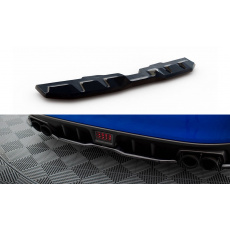 Maxton Design central rear splitter for v.2 pro Subaru Wrx STI Mk1, černý lesklý plast ABS