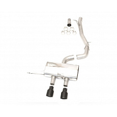 Milltek Sport výfukový systém cat-back Golf R-style 3" Race systém s černými koncovkami pro Volkswagen Golf Mk6 GTi 2.0 TSI 210PS 2009-2013