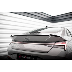 Maxton Design prodloužení spoileru pro Hyundai Elantra Mk7, černý lesklý plast ABS