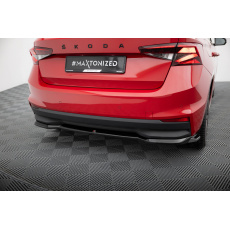 Maxton Design spoiler pod zadní nárazník pro Škoda Fabia Mk4, černý lesklý plast ABS Maxton Design spoiler pod zadní nárazník pro Škoda Fabia Mk4, černý lesklý plast ABS